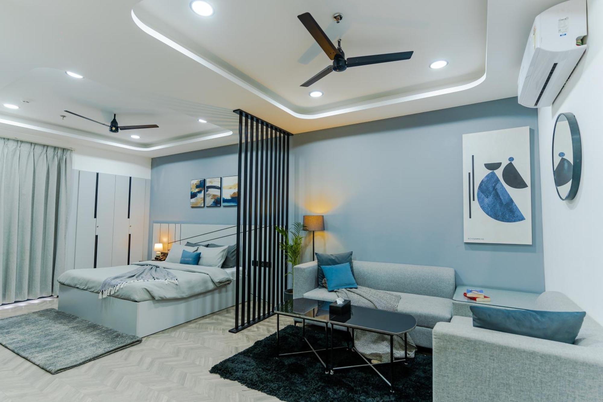 גורגאון Bedchambers Luxury Apartment Near Golf Course Road מראה חיצוני תמונה