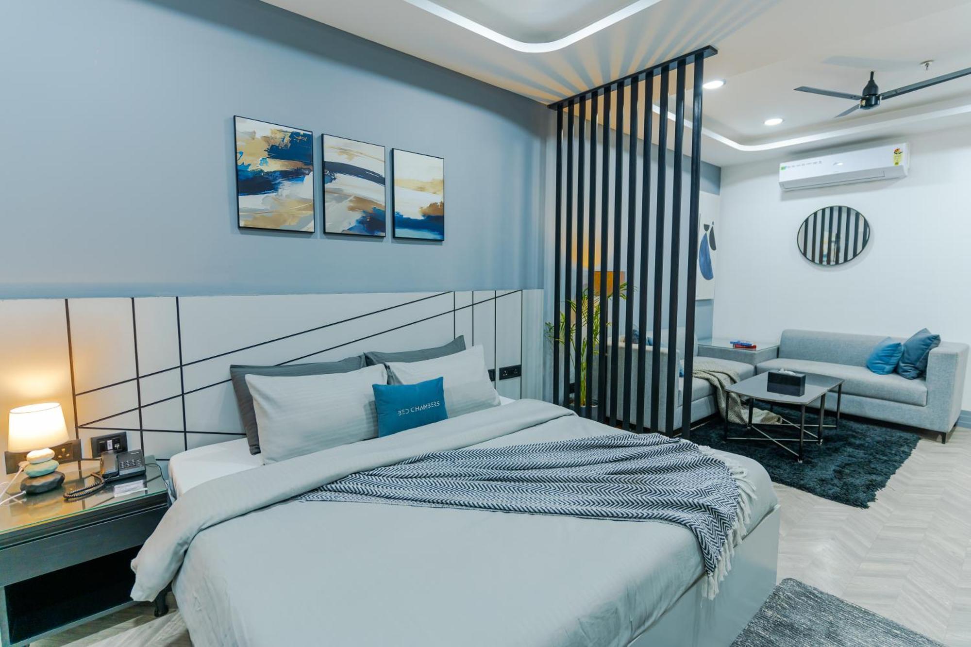 גורגאון Bedchambers Luxury Apartment Near Golf Course Road מראה חיצוני תמונה